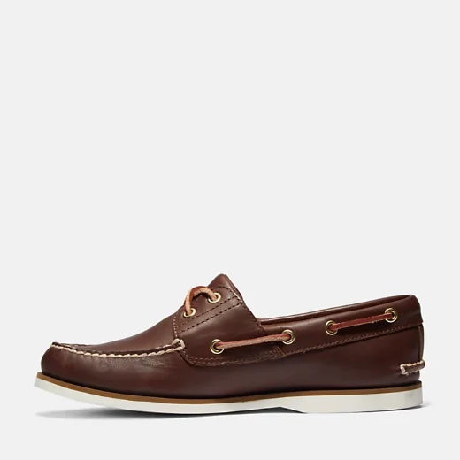 Timberland Men's Classic Two-Eye Boat Shoe | Dark Brown