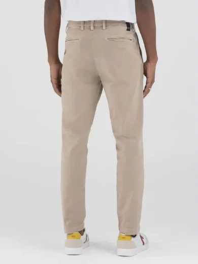 Replay Hyperflex X.L.I.T.E Benni Chino Trouser | Coffee Cream 