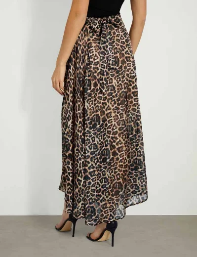 Guess New Romana All Over Printed Long Skirt | Animalier