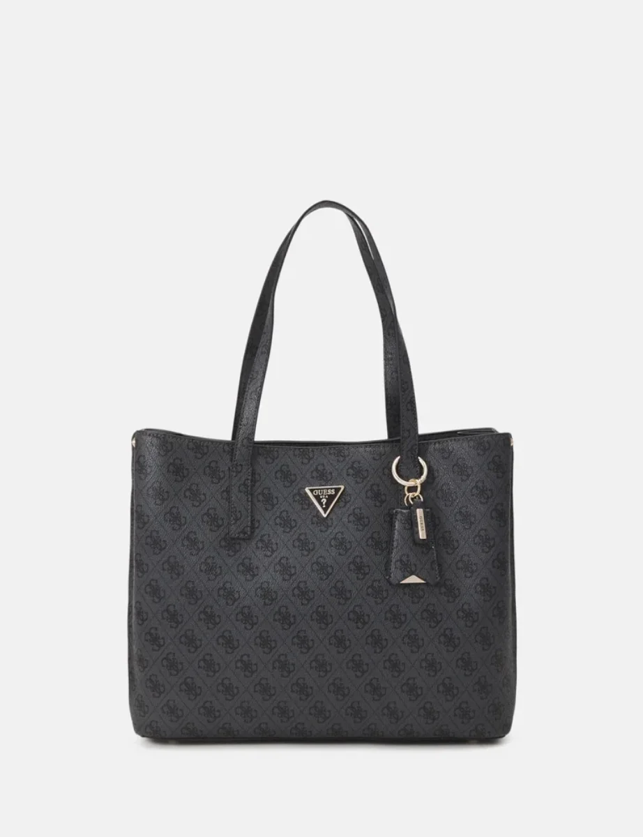 Guess Meridian 4G Logo Tote Shopper | Coal