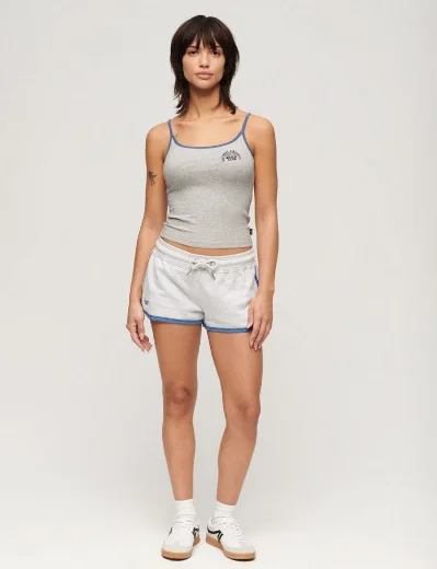 Superdry Athletics Essential Branded Cami Top | Grey