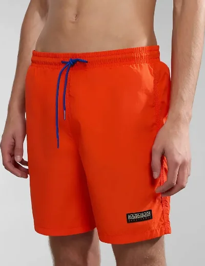 Napapijri Iaato Swim Short | Orange Spicy