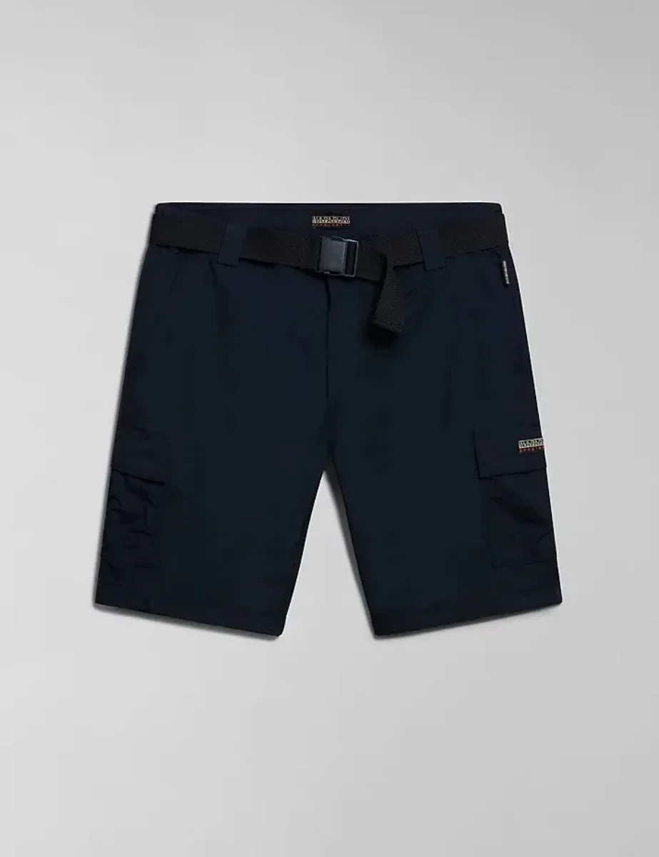 Napapijri Smith Belted Cargo Short | Black