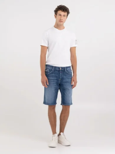 Replay Regular Fit Waitom Denim Short 