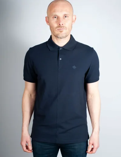 J.Lindeberg Rubi Pique Slim Fit Polo Shirt | Navy