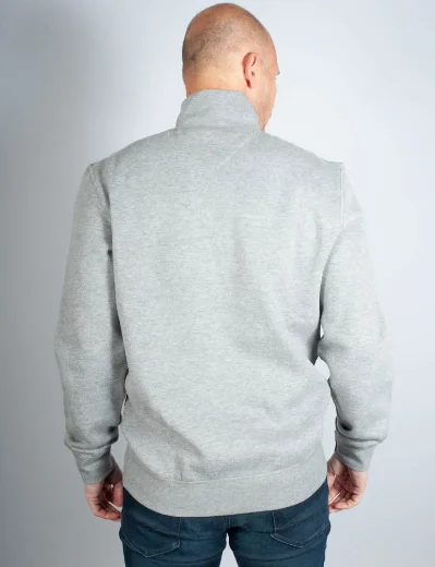 Picture of Tommy Hilfiger Essential Fleece Quarter Zip | Medium Grey Heather