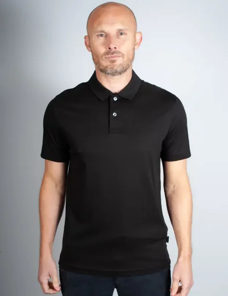 Ted Baker Zeiter Polo Shirt | Black Ted Baker Zeiter Polo Shirt | Black