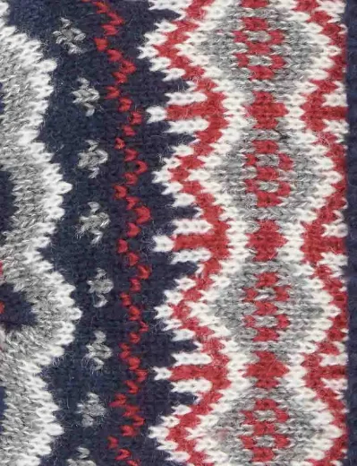 Barbour Case Fairisle Beanie | Blue Granite