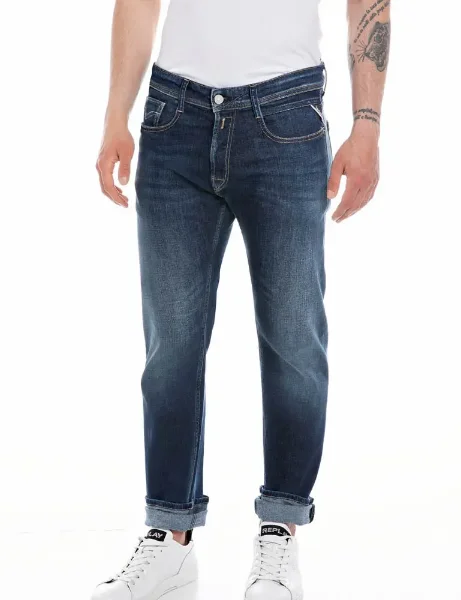 Replay Rocco Comfort Fit Jean | Dark Blue Wash Replay Rocco Comfort Fit Jean | Dark Blue Wash