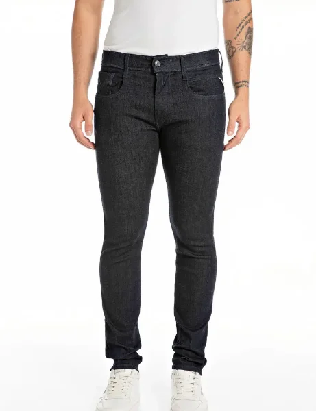 Replay Anbass Hyperflex Slim Fit Jeans | Rinsed Replay Anbass Hyperflex Slim Fit Jeans | Rinsed