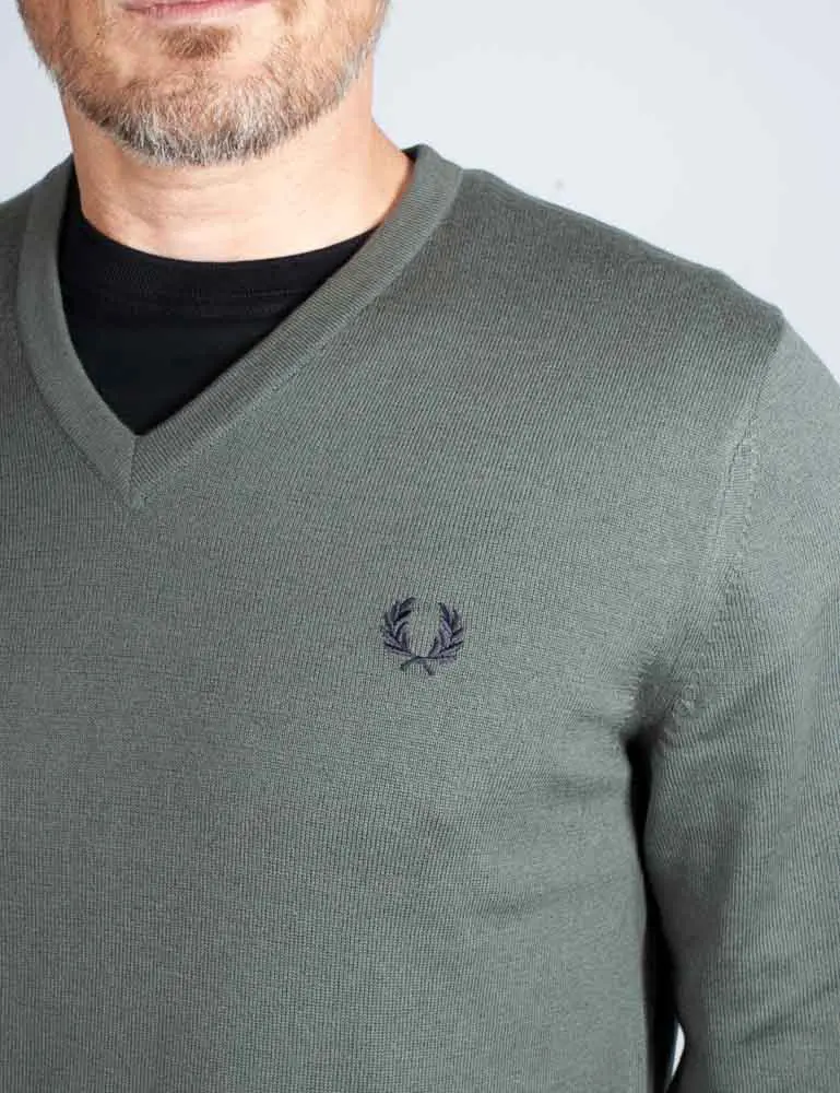 Fred Perry Classic V-neck Sweater