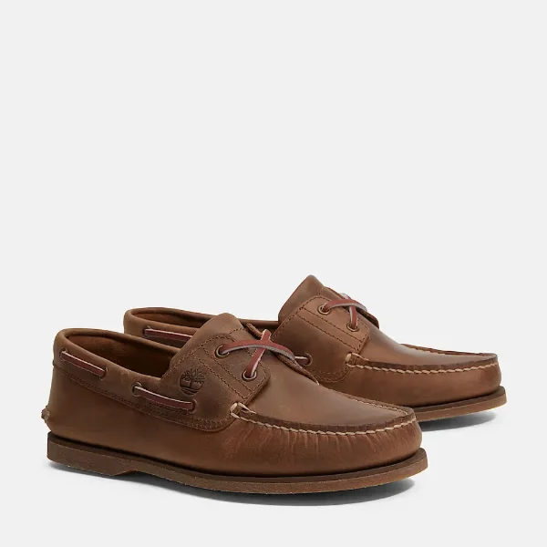 Timberland Classic Boat Shoe | Mid Brown Full Grain Timberland Classic Boat Shoe | Mid Brown Full Grain