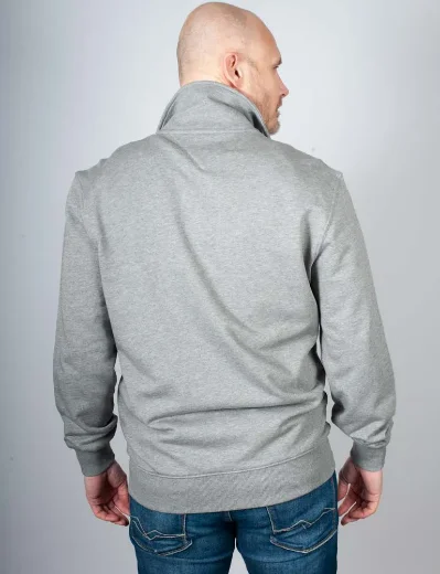 Tommy Hilfiger Essential Terry Zip-Thru Sweatshirt | Medium Grey Heather