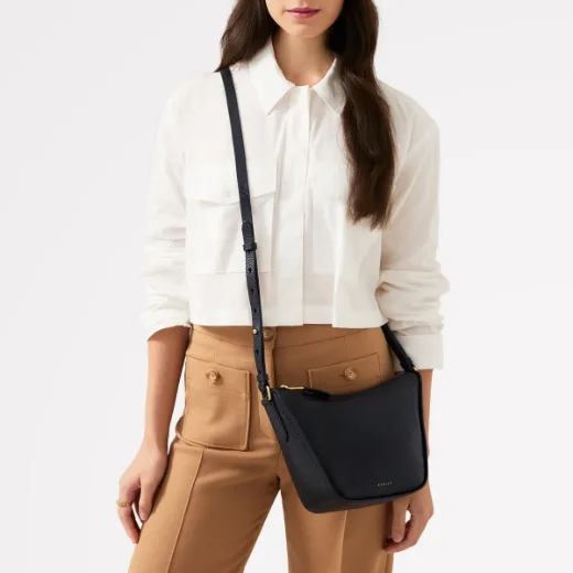 Radley Oak Street Small Ziptop Crossbody / Black