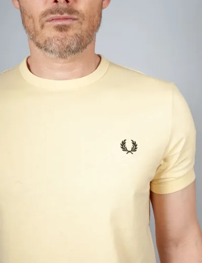 Fred Perry Ringer T-Shirt | Champions Gold 