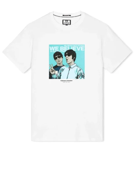 Weekend Offender Believe Graphic Logo T-Shirt | White Weekend Offender Believe Graphic Logo T-Shirt | White