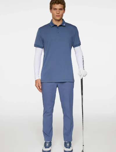 J.Lindeberg Tour Tech Polo | Vintage Indigo