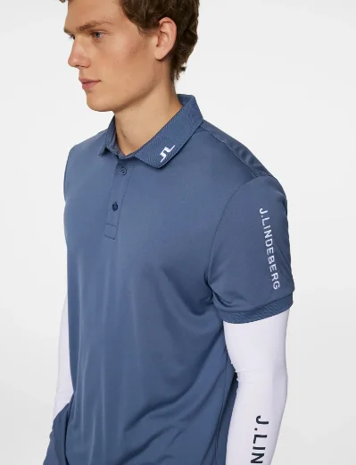 J.Lindeberg Tour Tech Polo | Vintage Indigo