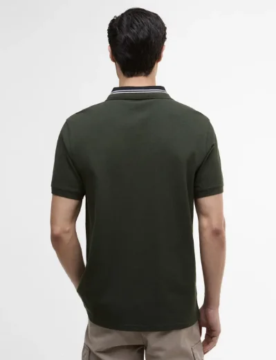 Barbour International Bruce Tipped Polo | Sage