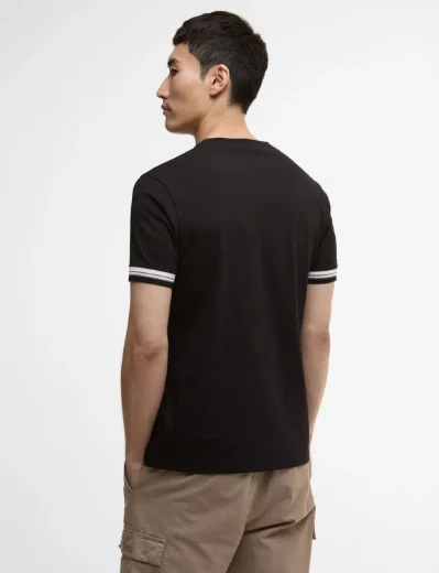 Barbour International Bruce Tipped T-Shirt | Black
