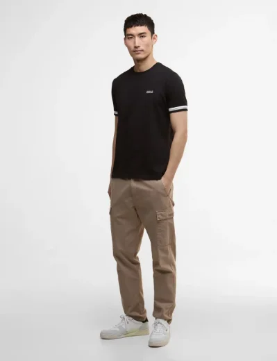 Barbour International Bruce Tipped T-Shirt | Black