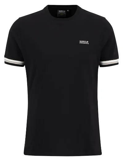 Barbour International Bruce Tipped T-Shirt | Black