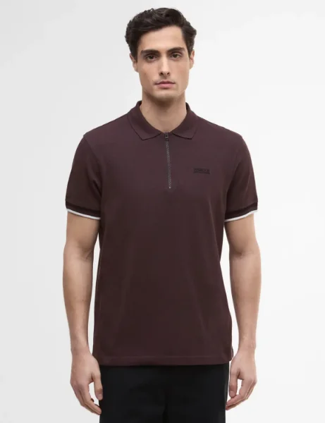 Barbour International Buxton Polo | Burgundy Barbour International Buxton Polo | Burgundy