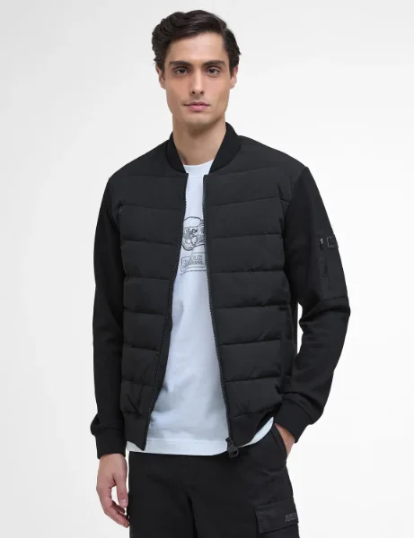 Barbour International Holmes Bomber Jacket | Black Barbour International Holmes Bomber Jacket | Black