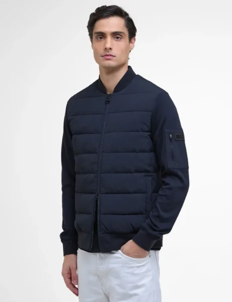 Barbour International Holmes Bomber Jacket | Navy Barbour International Holmes Bomber Jacket | Navy