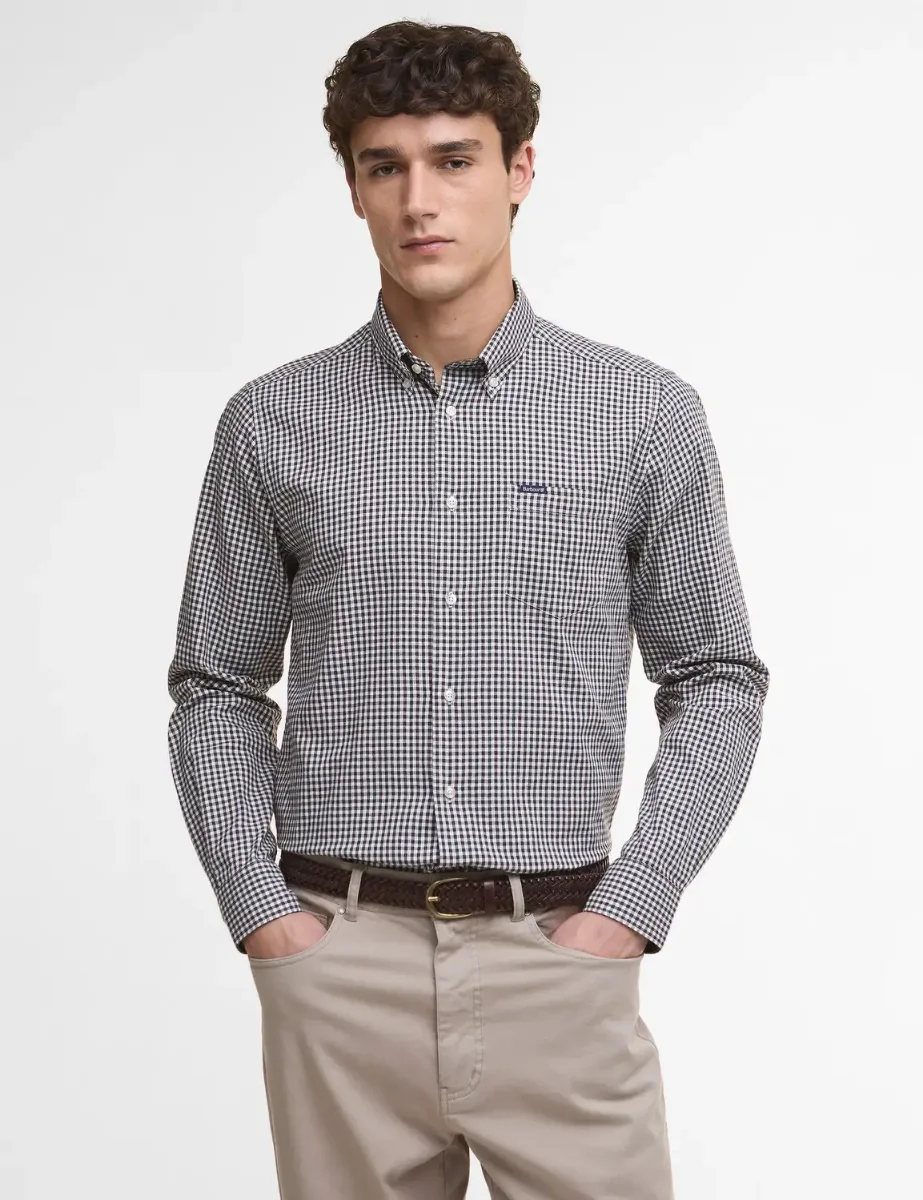 Barbour Padshaw LS Check Shirt | Dark Oak