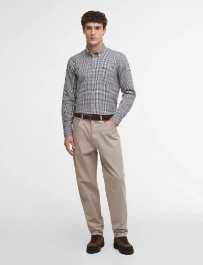 Barbour Padshaw LS Check Shirt | Dark Oak