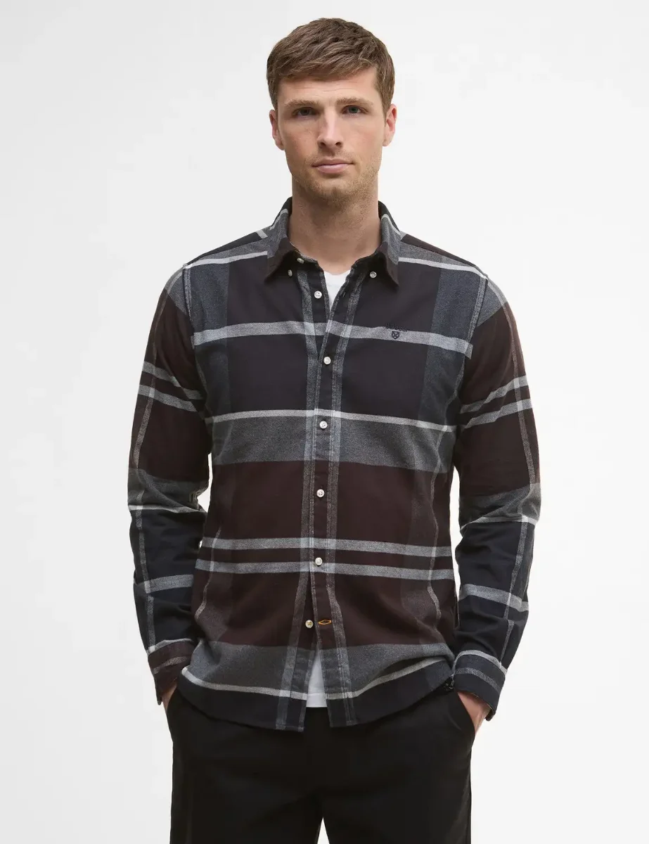 Barbour Iceloch Check Shirt | (Oak)