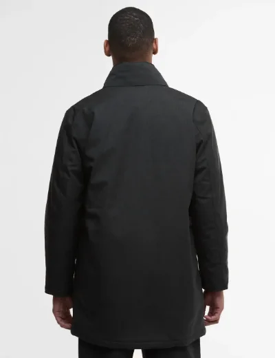 Barbour Winter Powell Waterproof Coat | Black