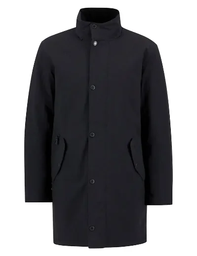 Barbour Winter Powell Waterproof Coat | Black