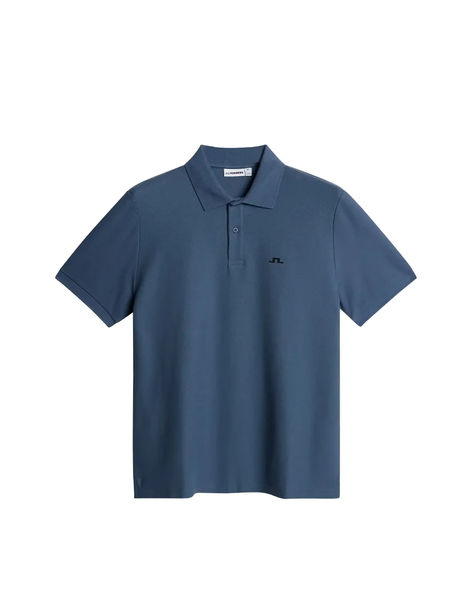 J.Lindeberg Rudy Slim Polo Pique | Vintage Indigo