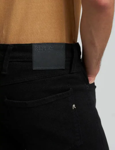 Replay Anbass Slim Fit Jean | Black
