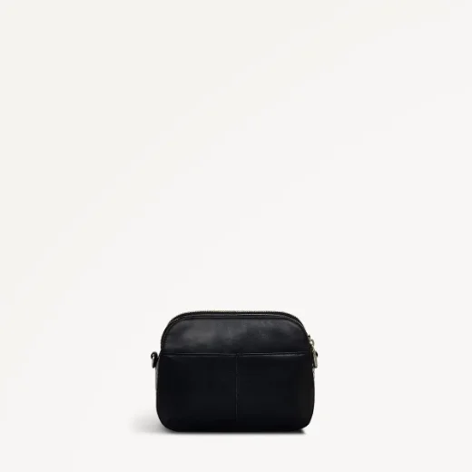 Radley Dukes Place Medium Zip-top Crossbody / Black Weave