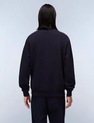 Napapijri B-Small Box Logo Half Zip Sweat | Blu Marine