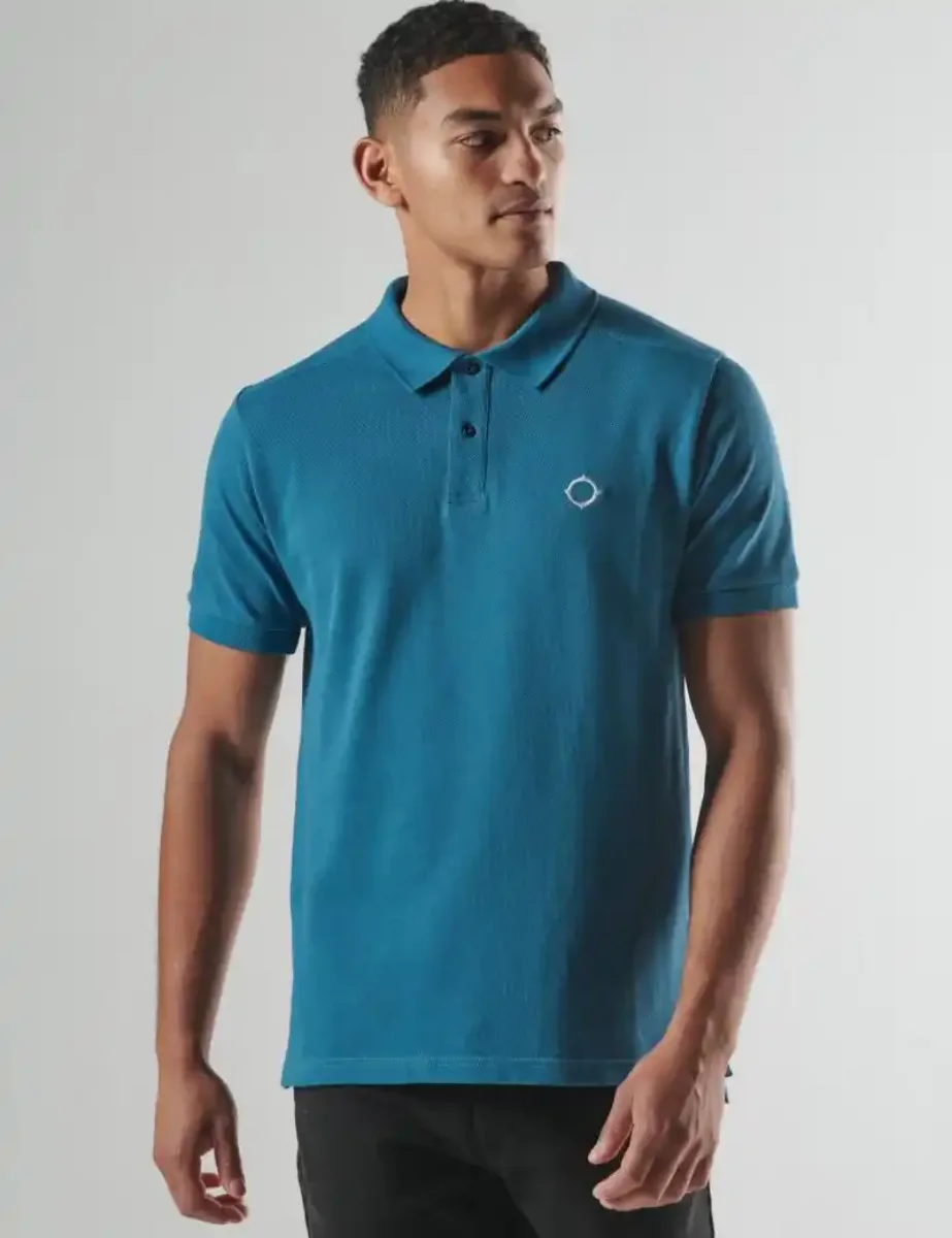 Ma.Strum SS Pique Polo | Midnight