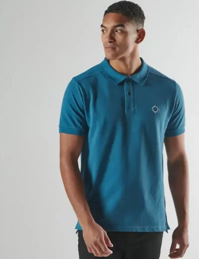 Ma.Strum SS Pique Polo | Midnight
