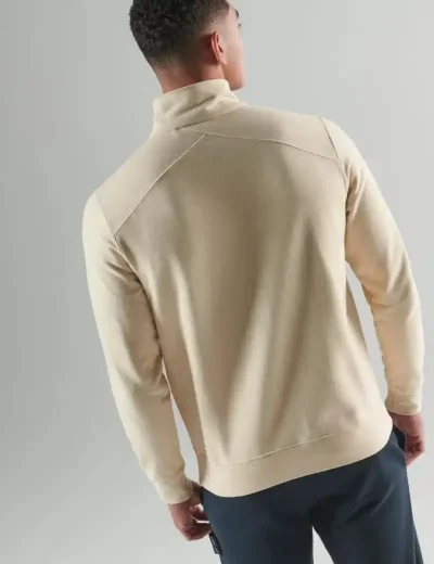 Ma.Strum Neo Quarter Zip Sweat | Cream