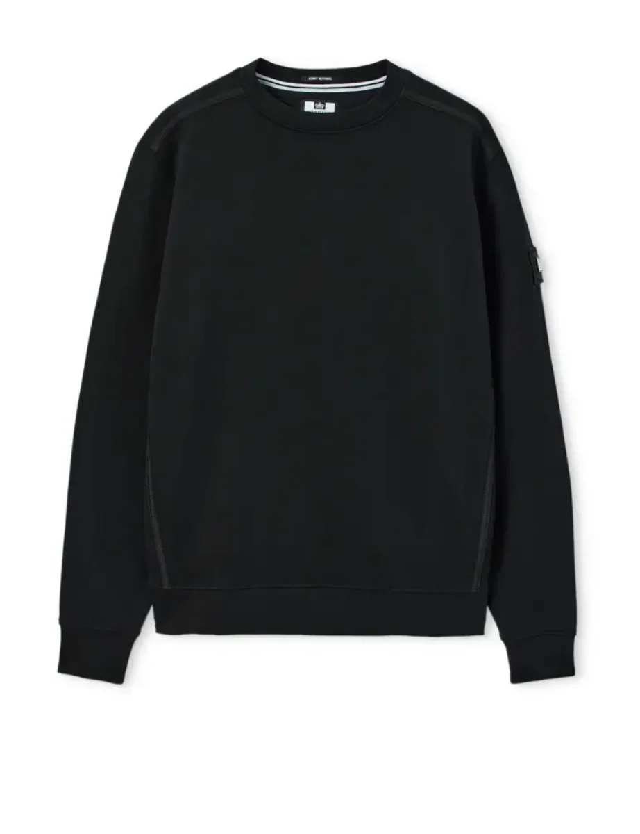 Weekend Offender Thunder Crew Neck Sweat ¦ Black