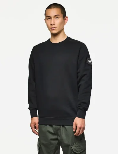 Weekend Offender Thunder Crew Neck Sweat ¦ Black