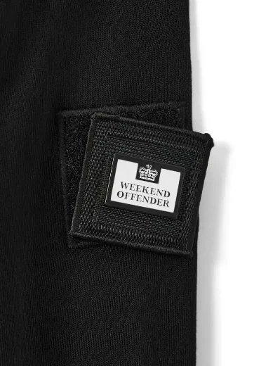 Weekend Offender Thunder Crew Neck Sweat ¦ Black