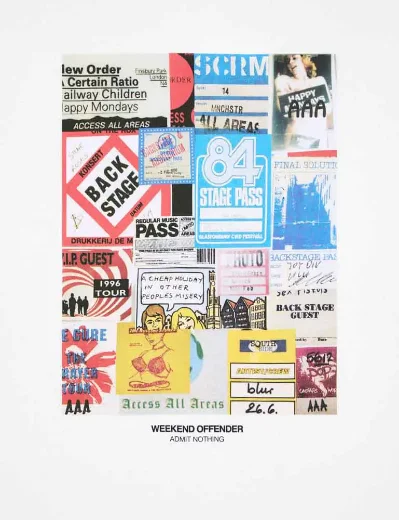 Weekend Offender Passes Graphic T-shirt ¦ White