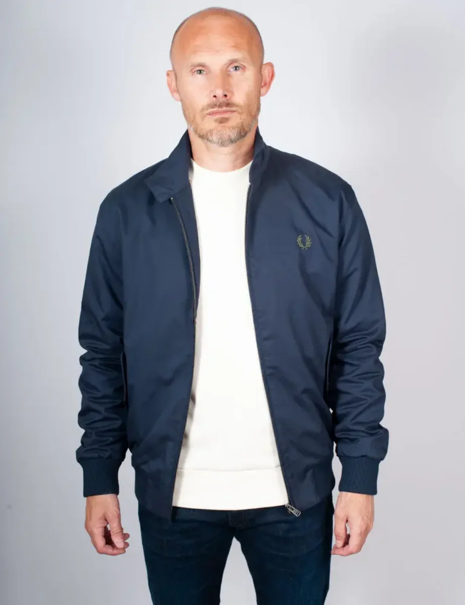 Fred Perry Classic Harrington Jacket | Tennis Blue