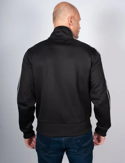 Lacoste Paris Piqué Zip Front Track Jacket | Black
