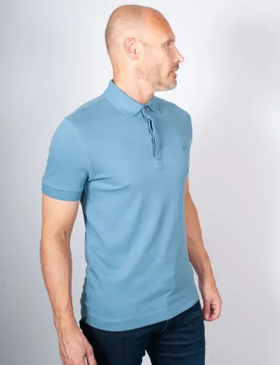 Lacoste Regular Fit Paris Stretch Piqué Polo Shirt | Blue