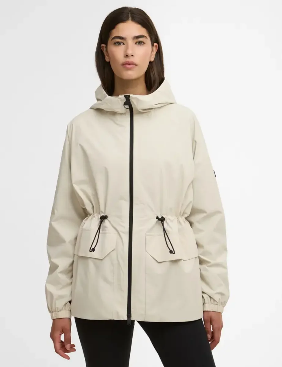 Barbour International Montgomery Waterproof Jacket | Cream