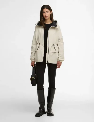 Barbour International Montgomery Waterproof Jacket | Cream